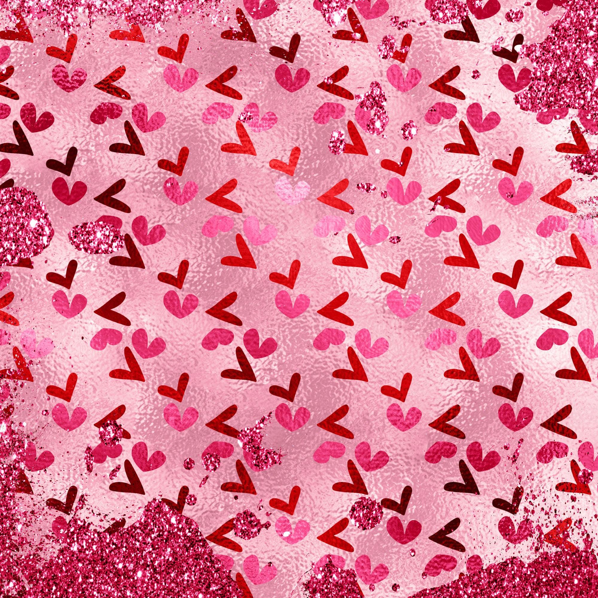 Be Mine Valentine Collection Love Balloons 12 x 12 Double-Sided Scrapbook Paper by SSC Designs - Scrapbook Supply Companies