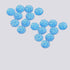 Bling It Up Collection 3/8" Iced Blue Chunky Round Bling - Pkg. of 20