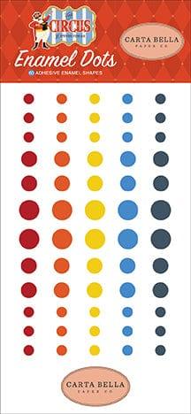 The Circus Collection 3 x 6 Self-Adhesive Enamel Dots Scrapbook Embellishments by Echo Park Paper - Scrapbook Supply Companies