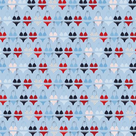 Deep Blue Sea Collection Seas The Day 12 x 12 Double-Sided Scrapbook Paper by Carta Bella - Scrapbook Supply Companies