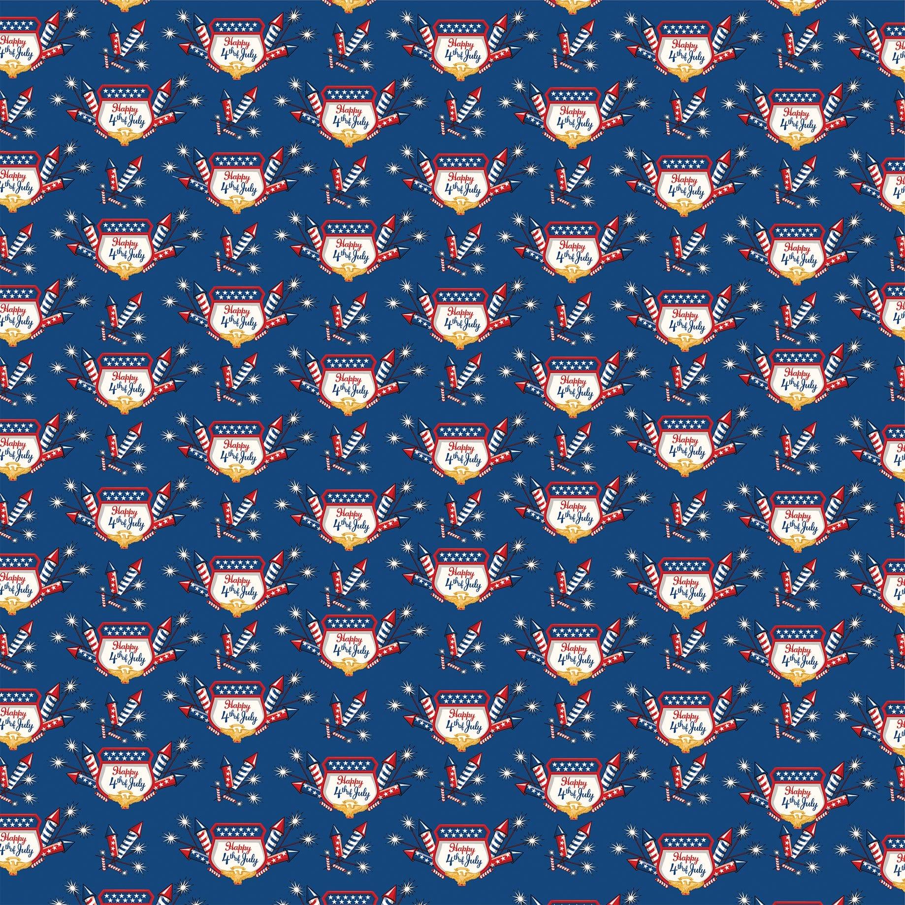 God Bless America Collection Multi Journaling Cards 12 x 12 Double-Sided Scrapbook Paper by Carta Bella - Scrapbook Supply Companies