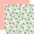 Gather At Home Collection Falling Flowers 12 x 12 Double-Sided Scrapbook Paper by Carta Bella
