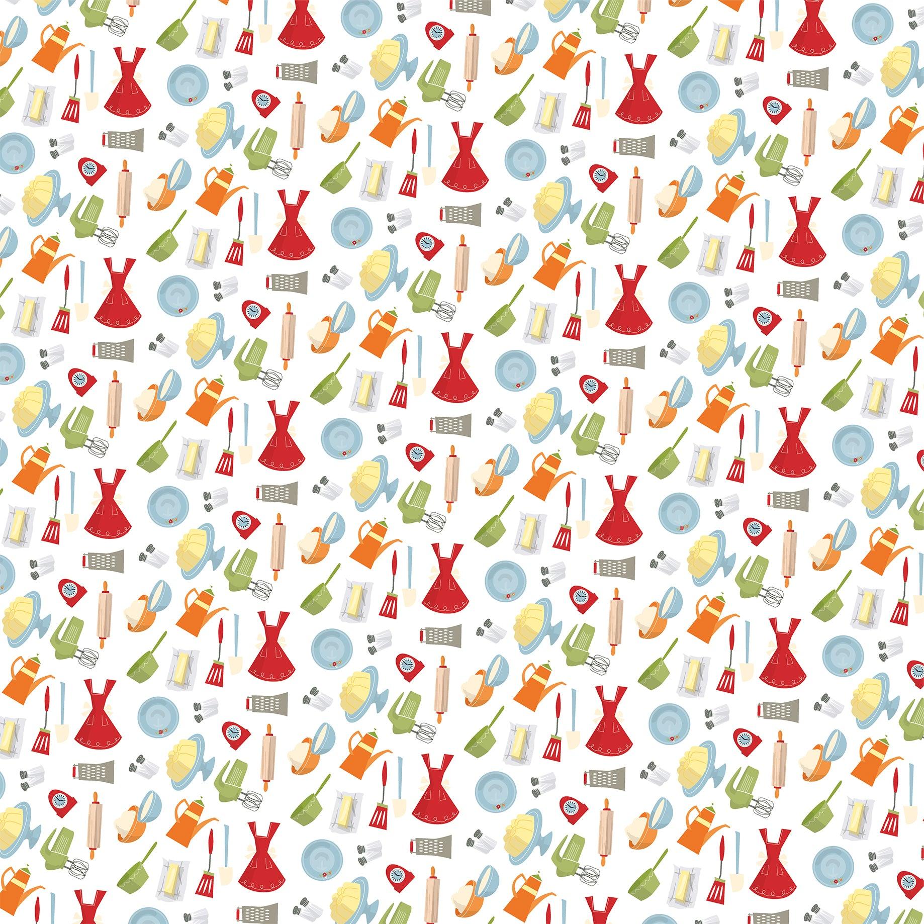 Farmhouse Living Collection 3 x 4 Journaling Cards 12 x 12 Double-Sided Scrapbook Paper by Carta Bella - Scrapbook Supply Companies