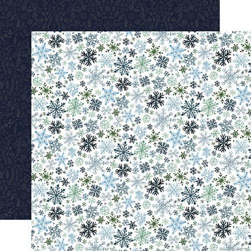 Winter Market Collection Let It Snow 12 x 12 Double-Sided Scrapbook Paper by Carta Bella - Scrapbook Supply Companies
