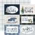 Welcome Winter Collection 6x4 Journaling Cards 12 x 12 Double-Sided Scrapbook Paper by Carta Bella