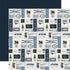 Welcome Winter Collection Farmhouse Frames 12 x 12 Double-Sided Scrapbook Paper by Carta Bella