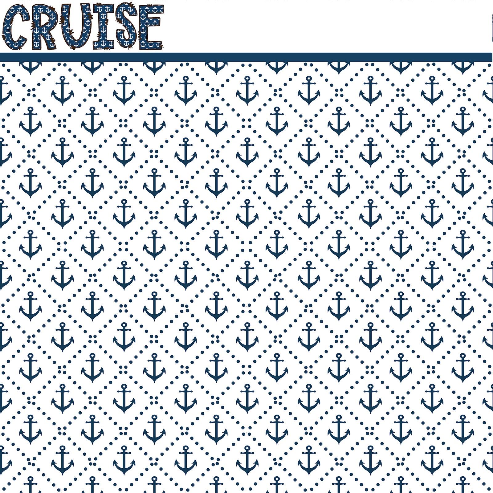 Cruise Collection Cruise 2022 12 x 12 Double-Sided Scrapbook Paper by SSC Designs - Scrapbook Supply Companies