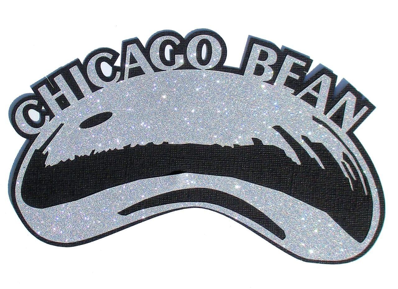 Millennium Park Chicago Bean 4 x 8 Laser Cut Scrapbook Embellishment by SSC Laser Designs