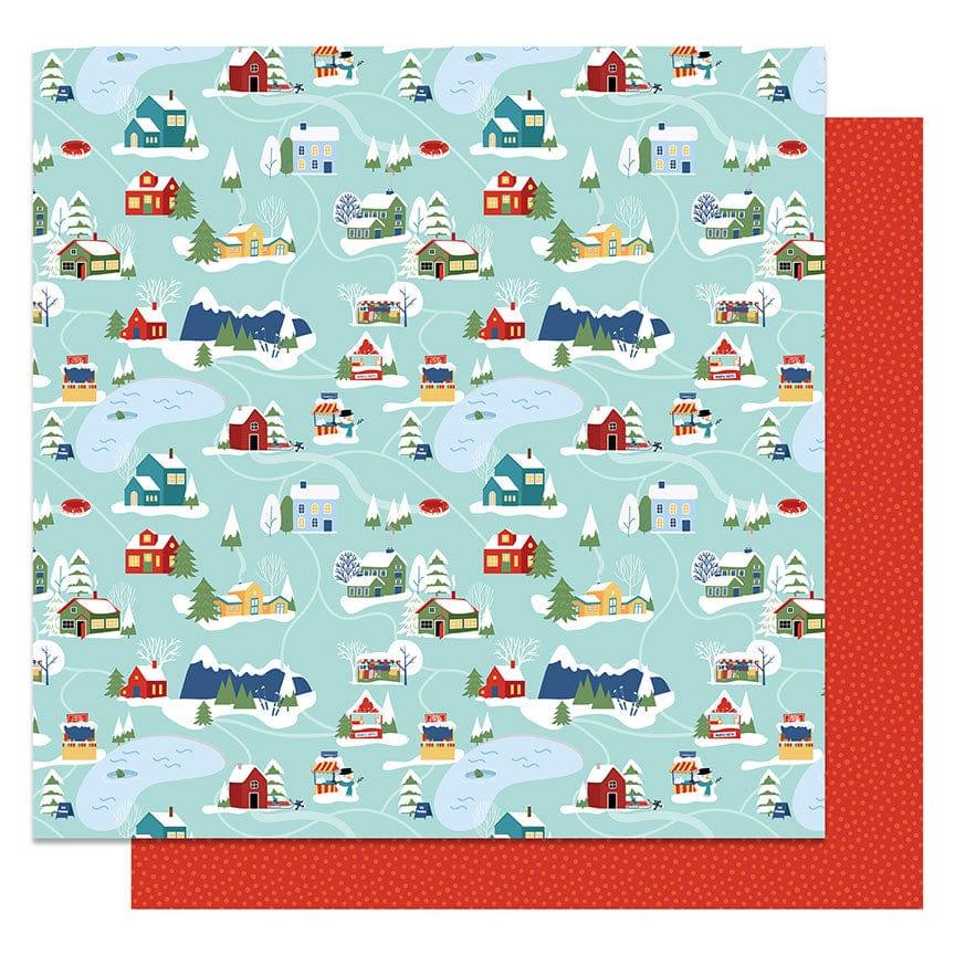 Frostival Collection Winter Fun 12 x 12 Double-Sided Scrapbook Paper by Photo Play Paper