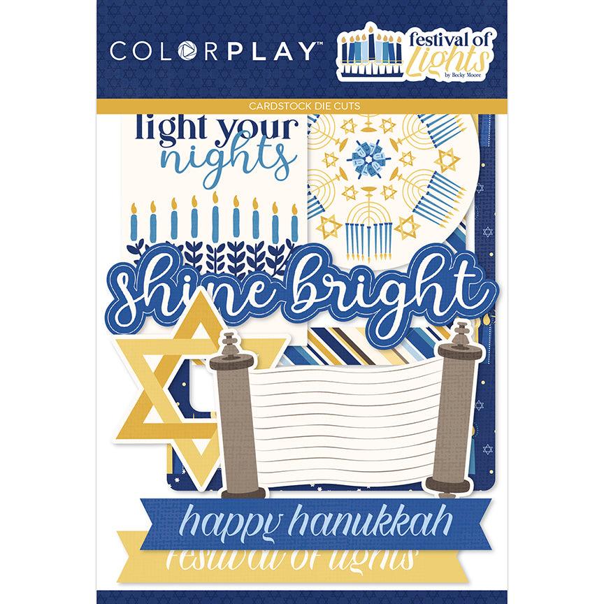 Festival of Lights Collection 5 x 5 Die Cut Scrapbook Embellishments by Photo Play Paper