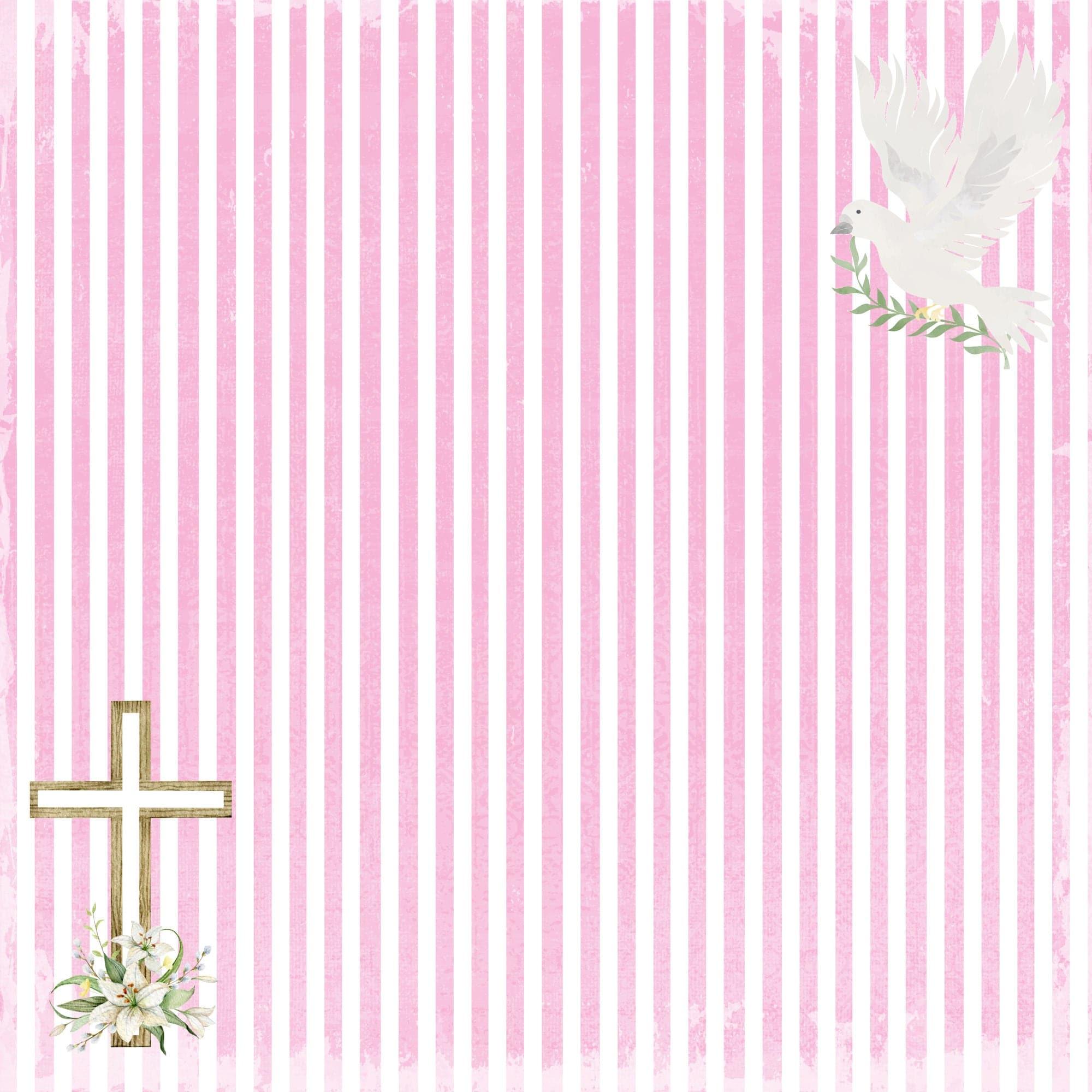 Holy Sacraments Collection Goddaughter 12 x 12 Double-Sided Scrapbook Paper by SSC Designs