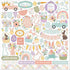 It's Easter Time Collection 12 x 12 Scrapbook Sticker Sheet by Echo Park Paper - Scrapbook Supply Companies