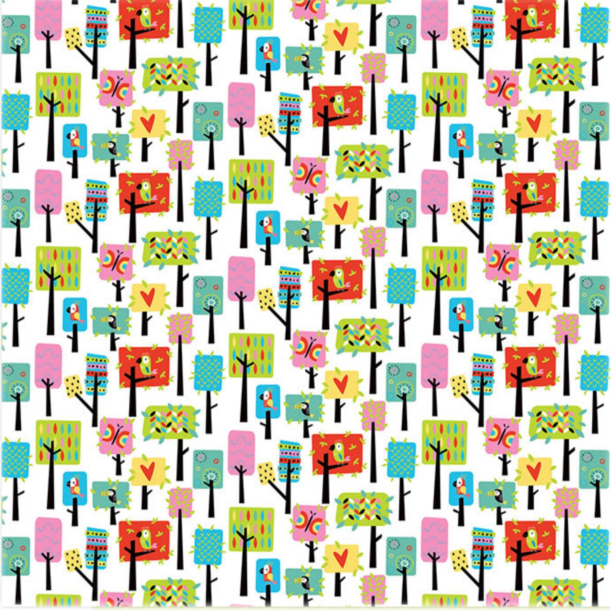 Birds Of A Feather Collection Nesting 12 x 12 Double-Sided Scrapbook Paper by Photo Play Paper - Scrapbook Supply Companies