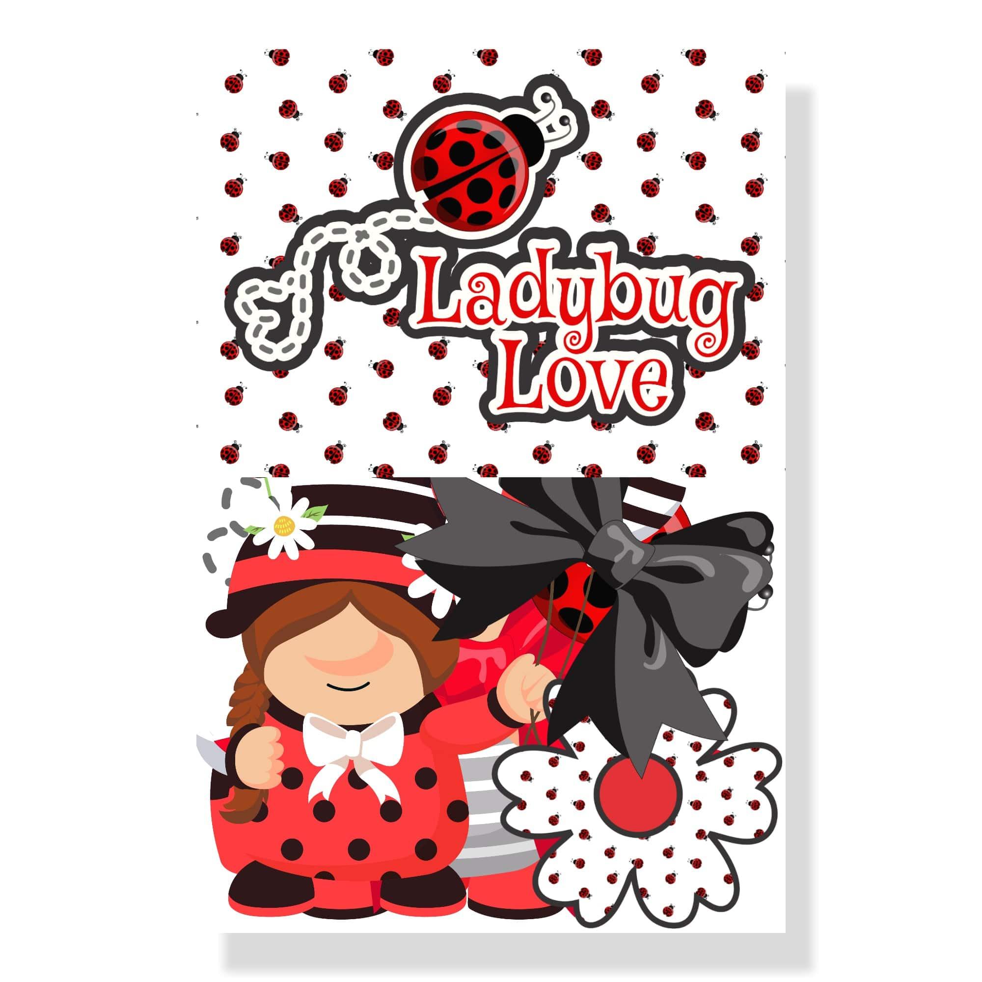 Ladybug Love Collection Laser Cut Ephemera Embellishments by SSC Designs