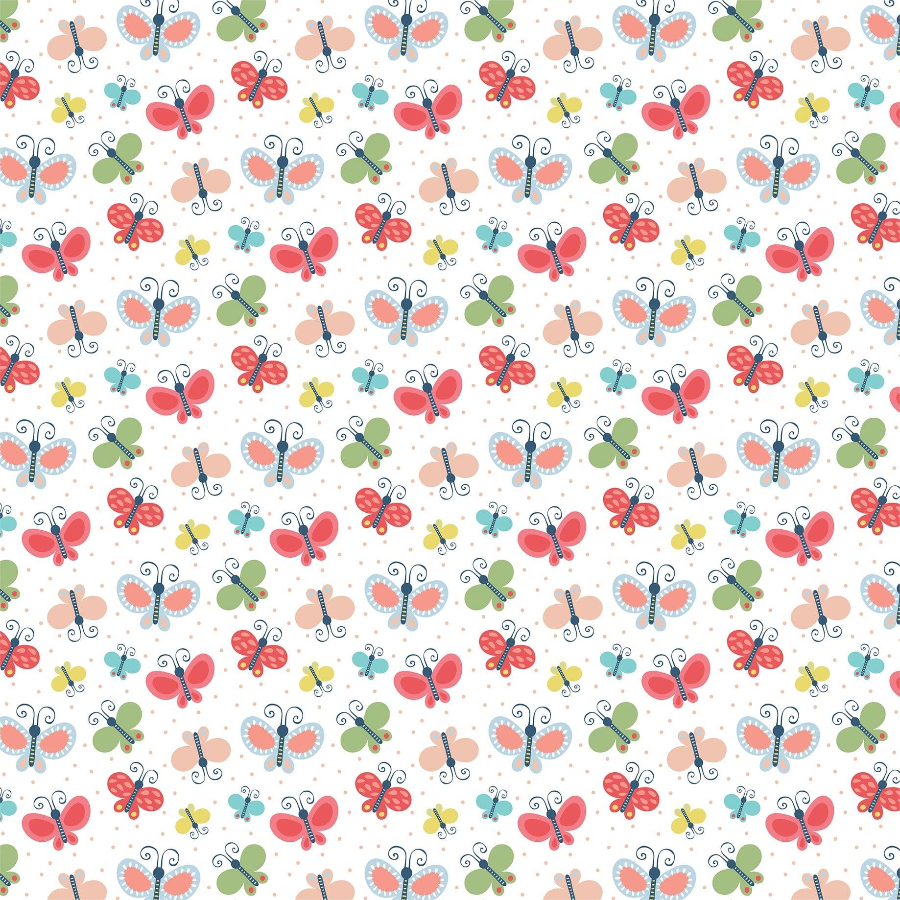 Little Dreamer Girl Collection 6 x 4 Journaling Cards 12 x 12 Double-Sided Scrapbook Paper by Echo Park Paper - Scrapbook Supply Companies