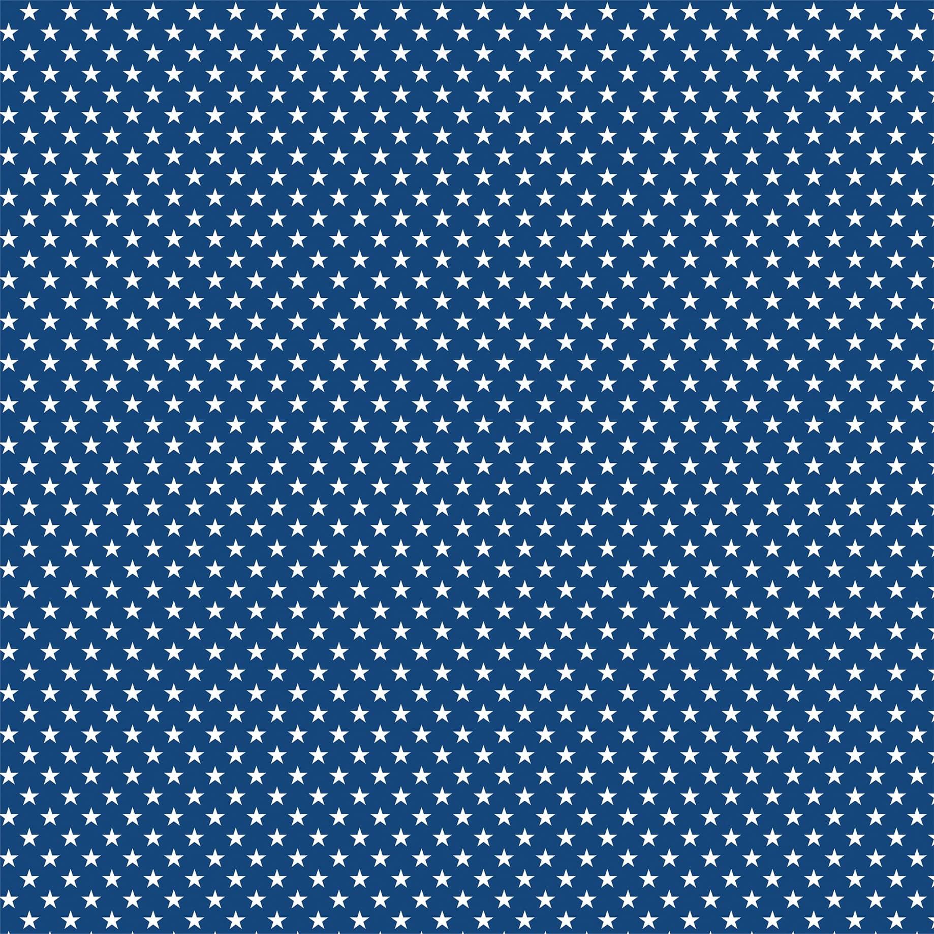 Let Freedom Ring Collection Picnic Plaid 12 x 12 Double-Sided Scrapbook Paper by Echo Park Paper - Scrapbook Supply Companies