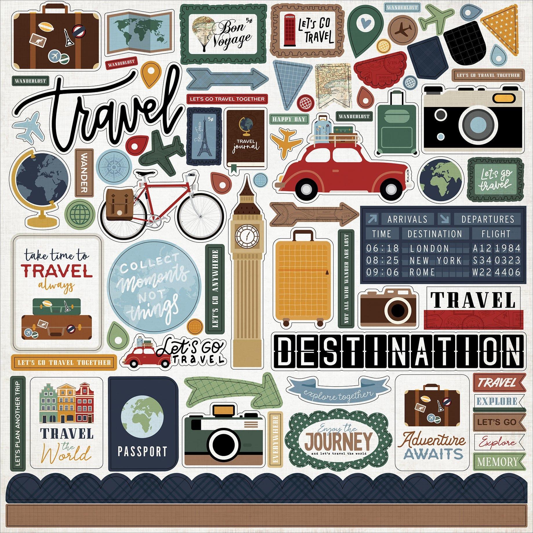 Suitcase Stickers Printable