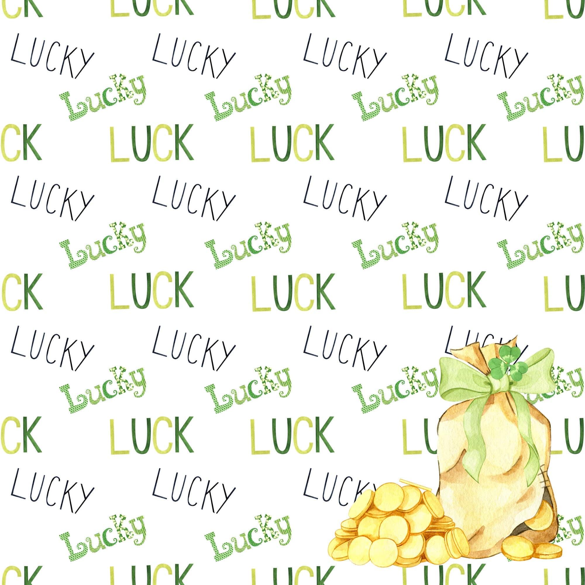 Lucky Leprechauns Collection Gold Treasure 12 x 12 Double-Sided Scrapbook Paper by SSC Designs - Scrapbook Supply Companies