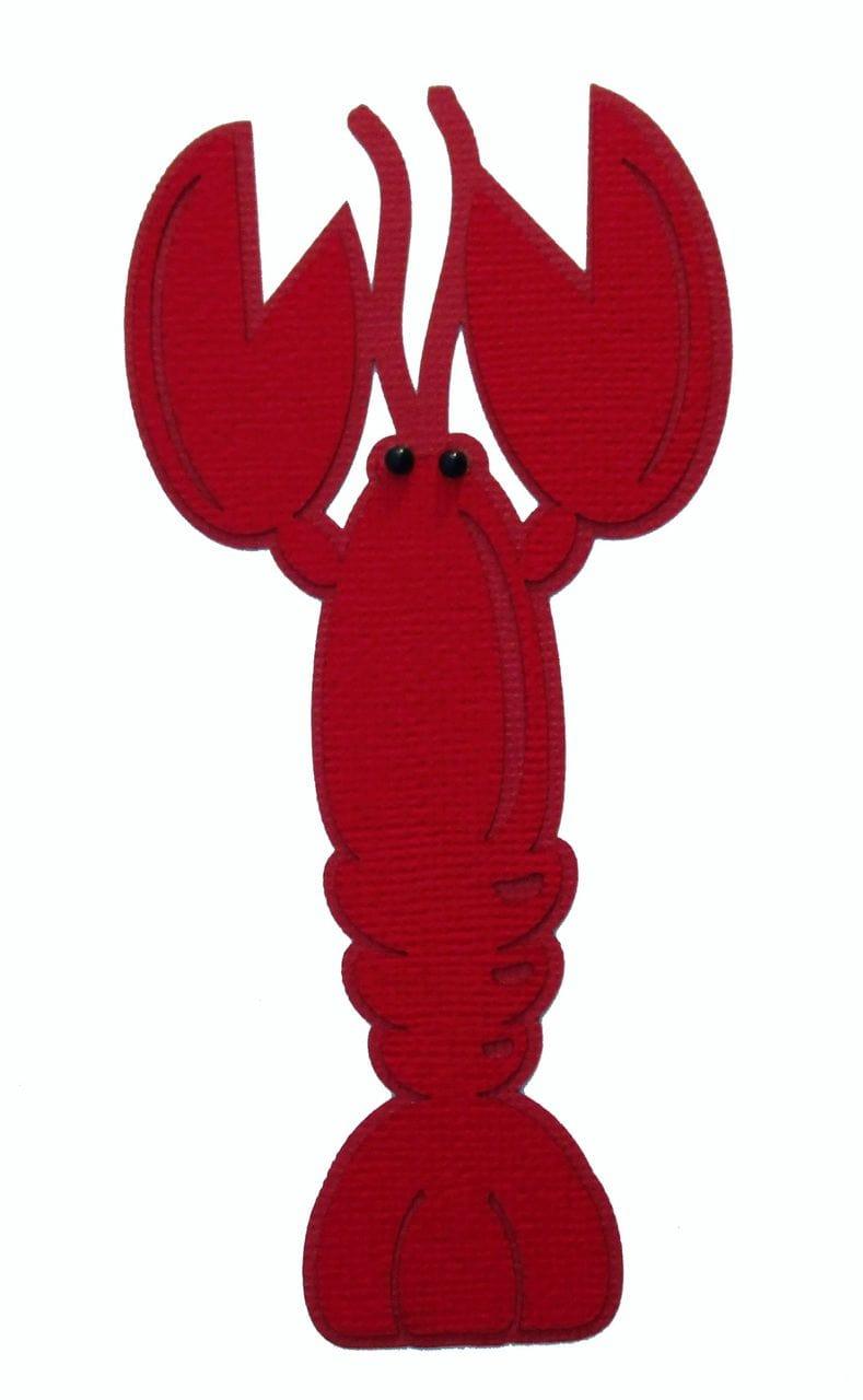 Lobster 2.5 x 5 Laser Cut Scrapbook Embellishment by SSC Laser Designs