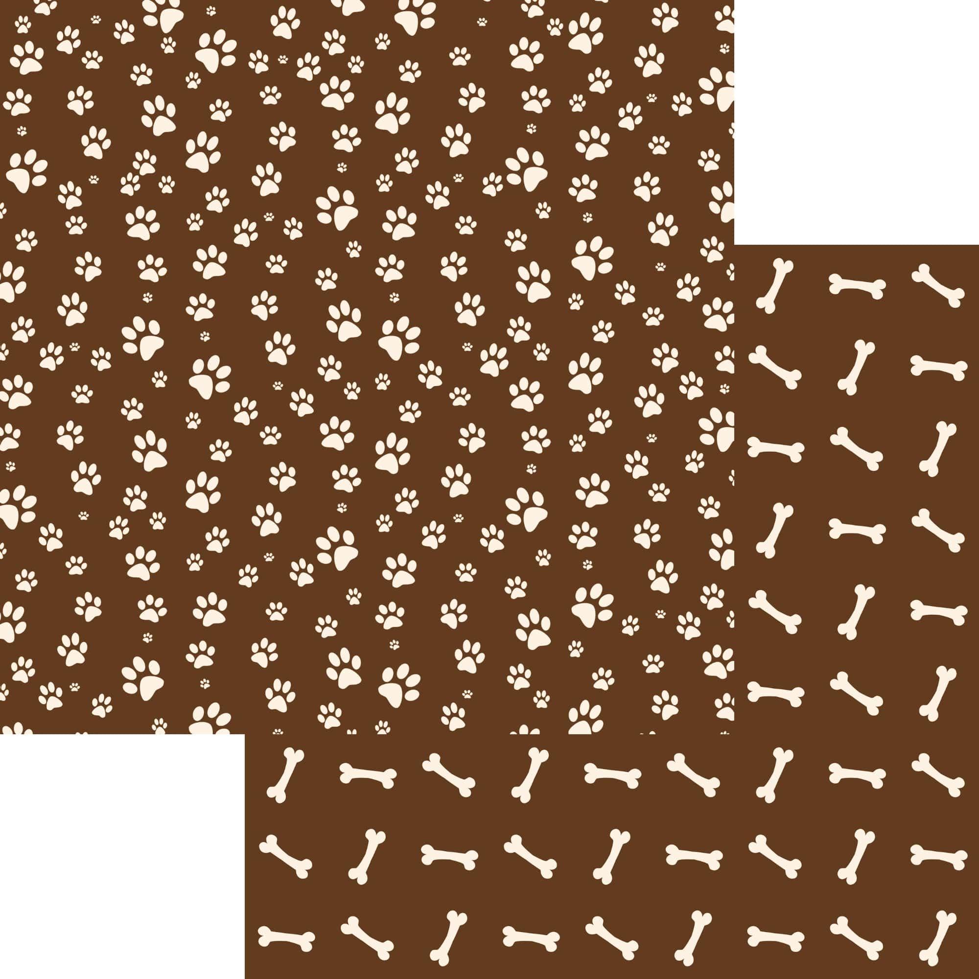 Puppy Love Collection Love My Dog 12 x 12 Double-Sided Scrapbook Paper by SSC Designs
