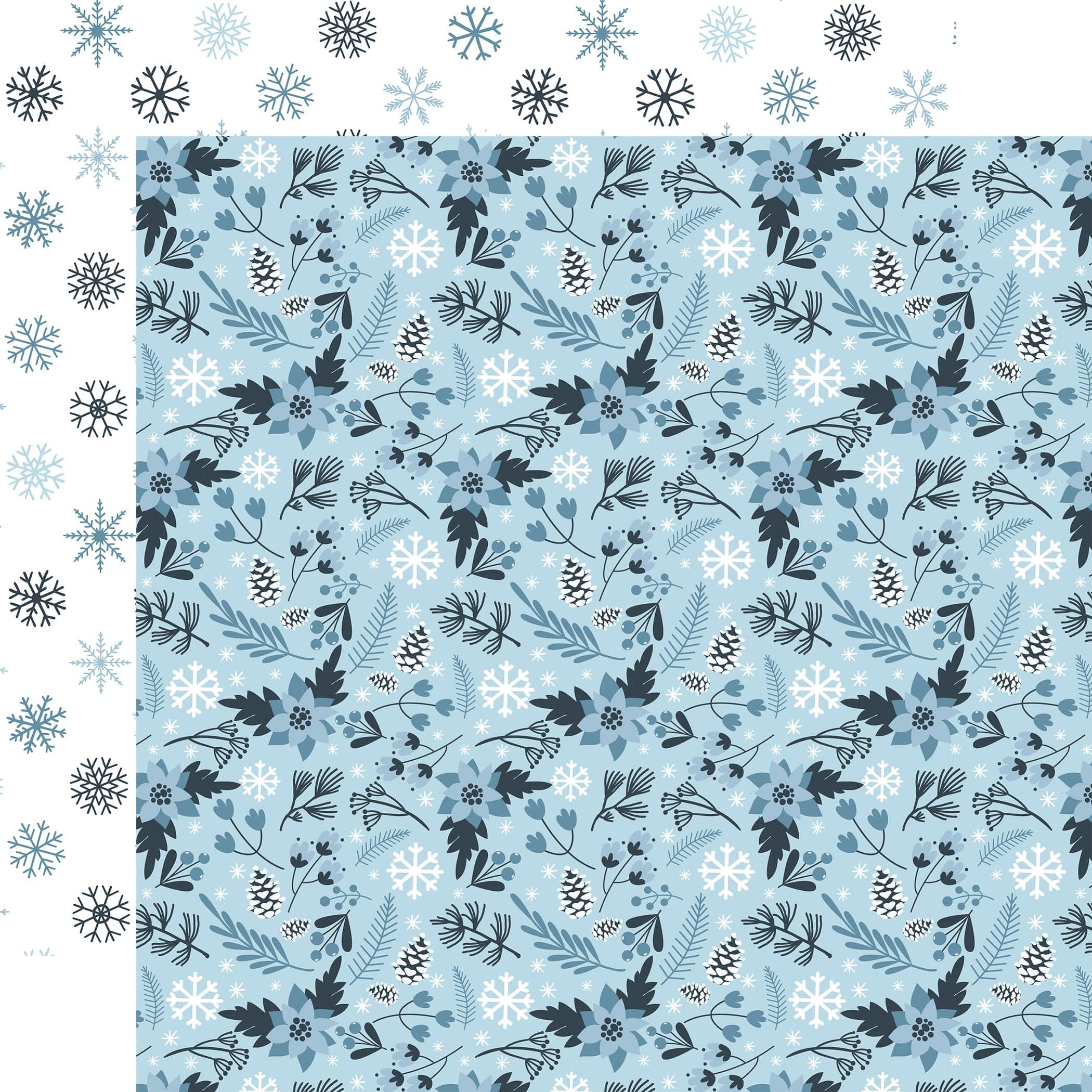 The Magic of Winter Collection Winter Garden 12 x 12 Double-Sided Scrapbook Paper by Echo Park Paper