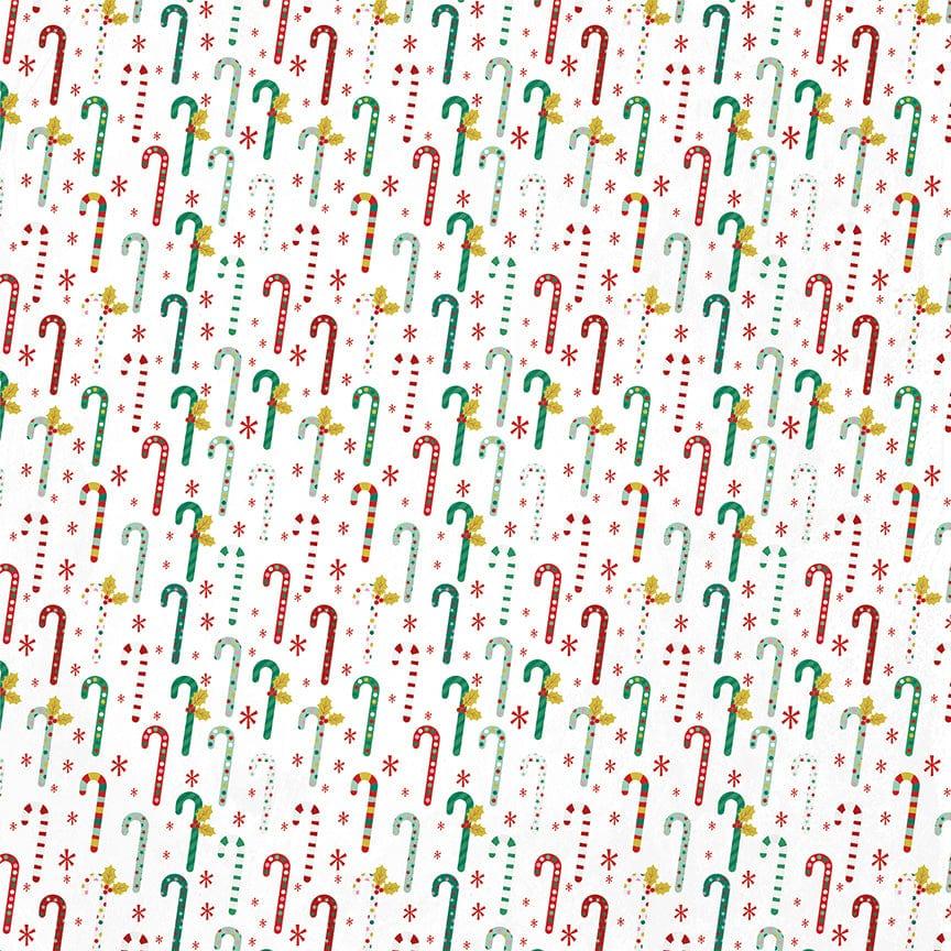 Not A Creature Was Stirring Collection Seasons Greetings 12 x 12 Double-Sided Scrapbook Paper by Photo Play Paper - Scrapbook Supply Companies