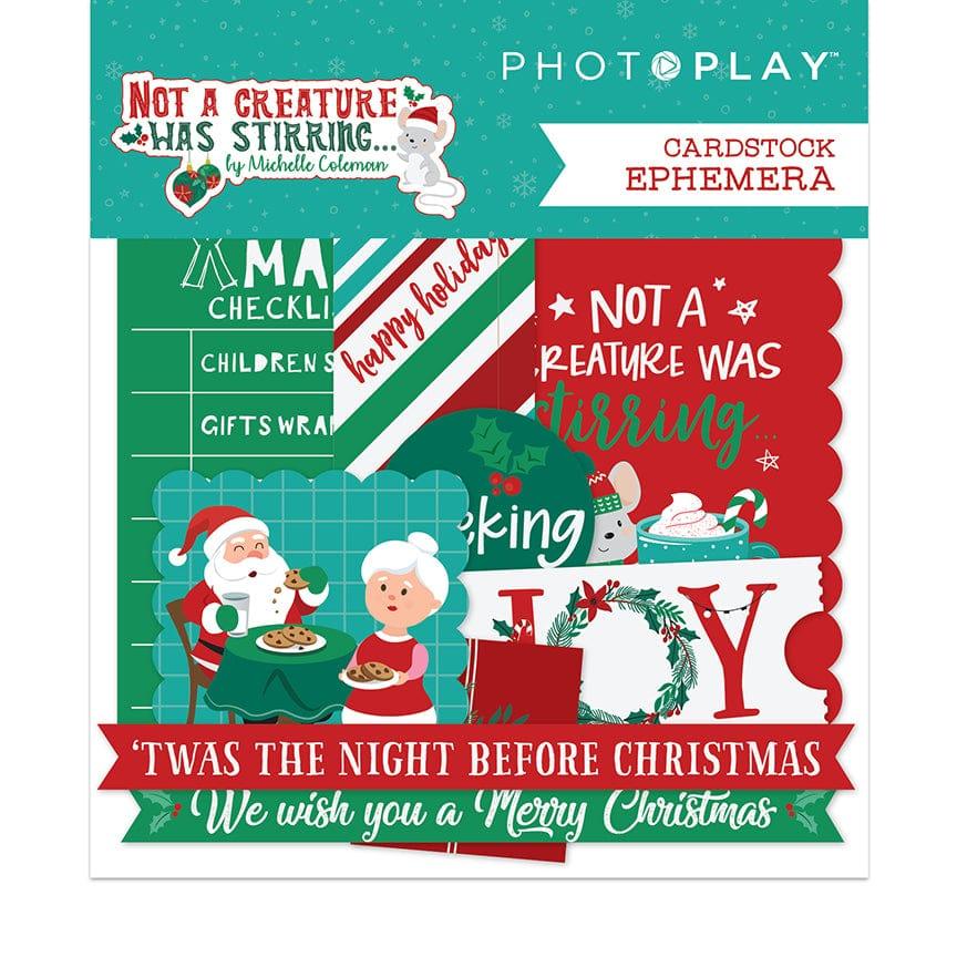 Not A Creature Was Stirring Collection 5 x 5 Scrapbook Cardstock Ephemera by Photo Play Paper - Scrapbook Supply Companies
