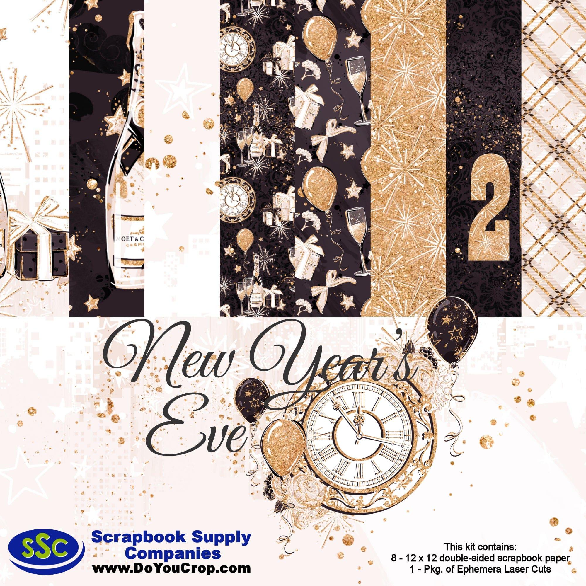 New Year's Eve Celebration 12 x 12 Scrapbook Paper & Embellishment Kit by SSC Designs