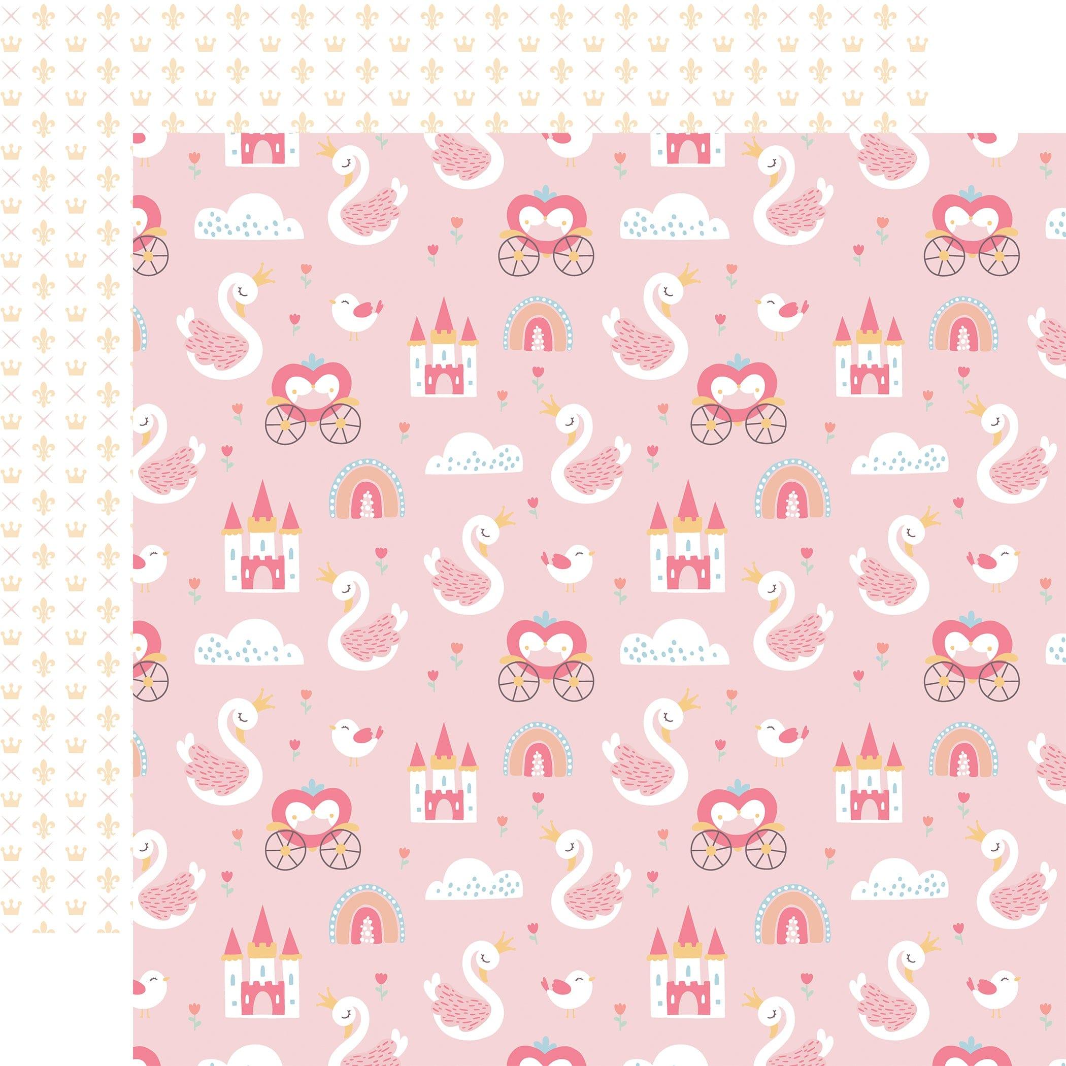 Our Little Princess Collection Fairytale 12 x 12 Double-Sided Scrapbook Paper by Echo Park Paper