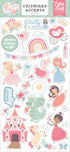 Our Little Princess Collection 6 x 12 Scrapbook Chipboard Accents by Echo Park Paper - Scrapbook Supply Companies