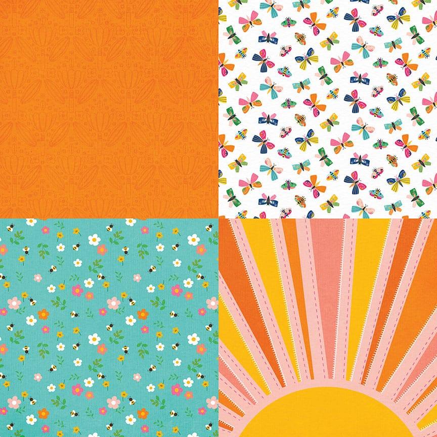Oh What A Beautiful Day Collection So Charming 12 x 12 Double-Sided Scrapbook Paper by Photo Play Paper - Scrapbook Supply Companies