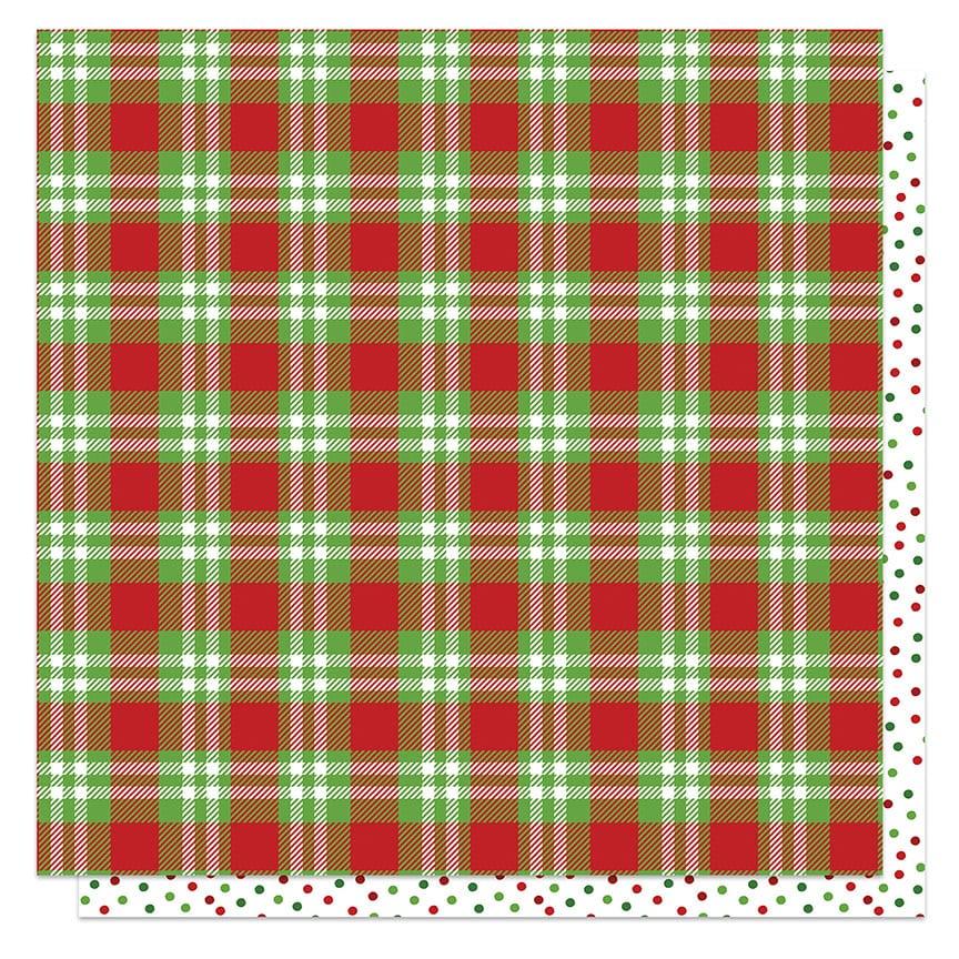 Santa Paws Collection Happy Pawlidays 12 x 12 Double-Sided Scrapbook Paper by Photo Play Paper - Scrapbook Supply Companies