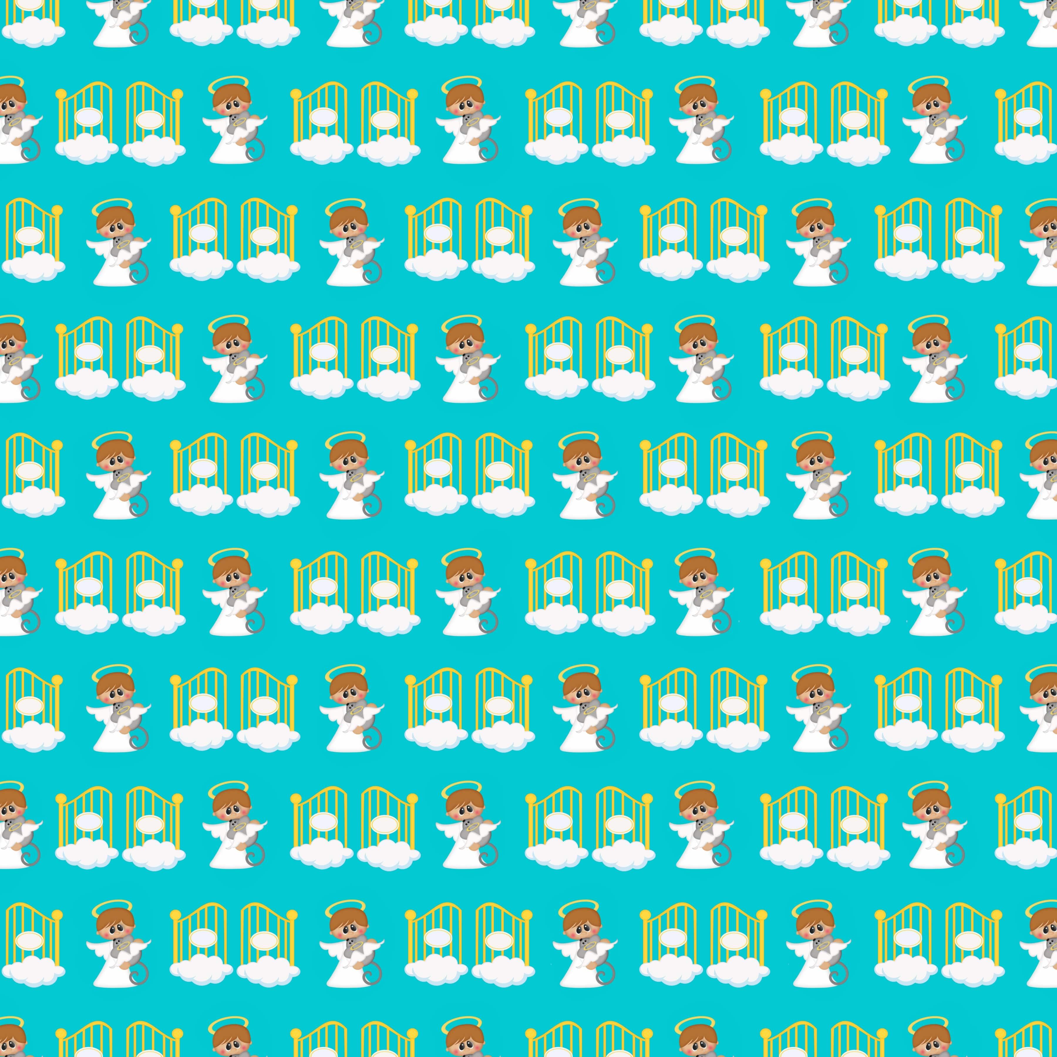 NSDesign's All Pets Go To Heaven Collection Cats & Mice 12 x 12 Double-Sided Scrapbook Paper by SSC Designs