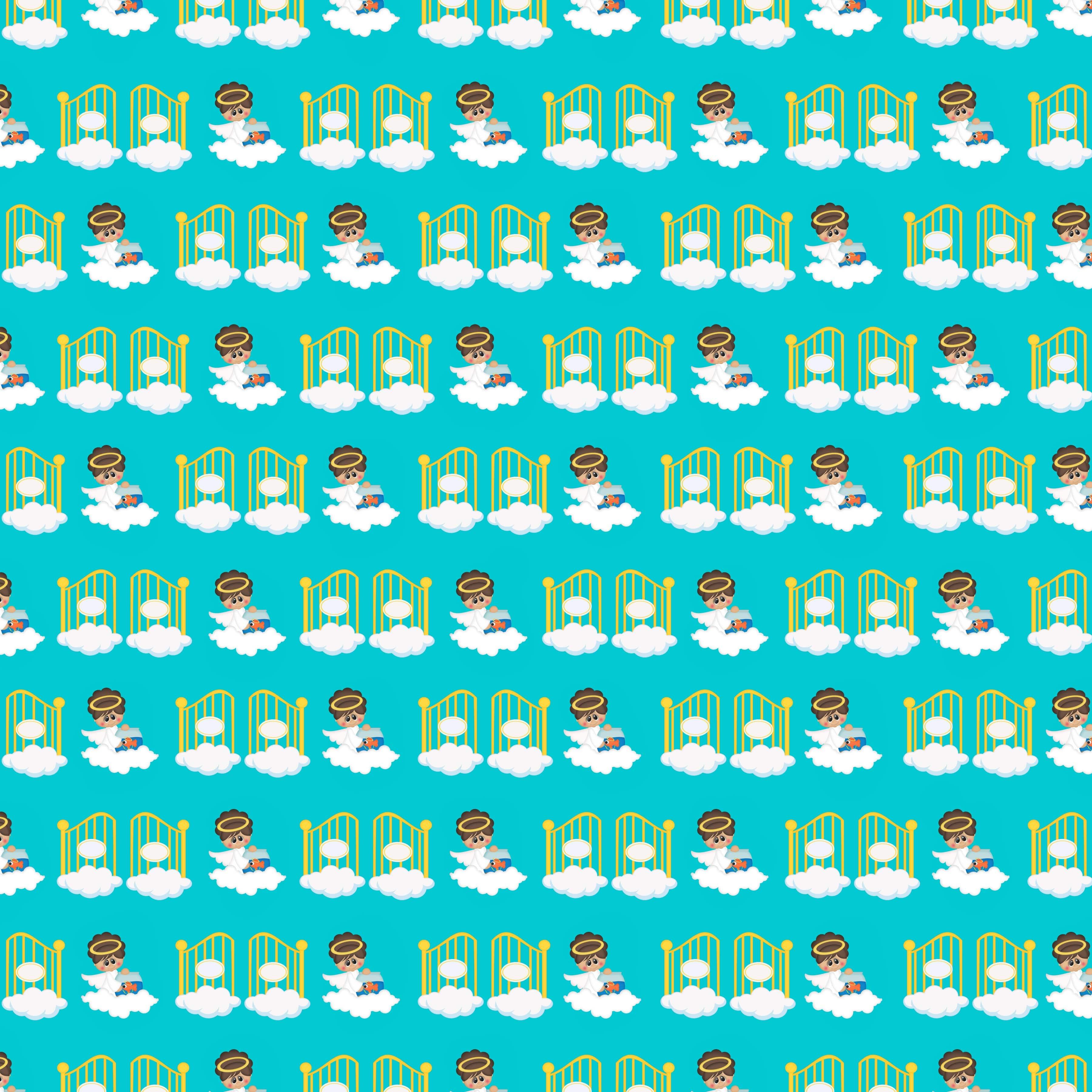 NSDesign's All Pets Go To Heaven Collection Fish & Bunnies 12 x 12 Double-Sided Scrapbook Paper by SSC Designs