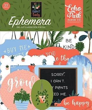 Plant Lady Collection 5 x 5 Ephemera Die Cut Scrapbook Embellishments by Echo Park Paper - Scrapbook Supply Companies