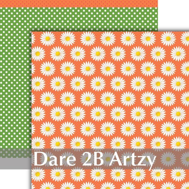 Home Grown Collection Artzy Daizy 12 x 12 Double-Sided Scrapbook Paper by Dare2BArtzy - Scrapbook Supply Companies
