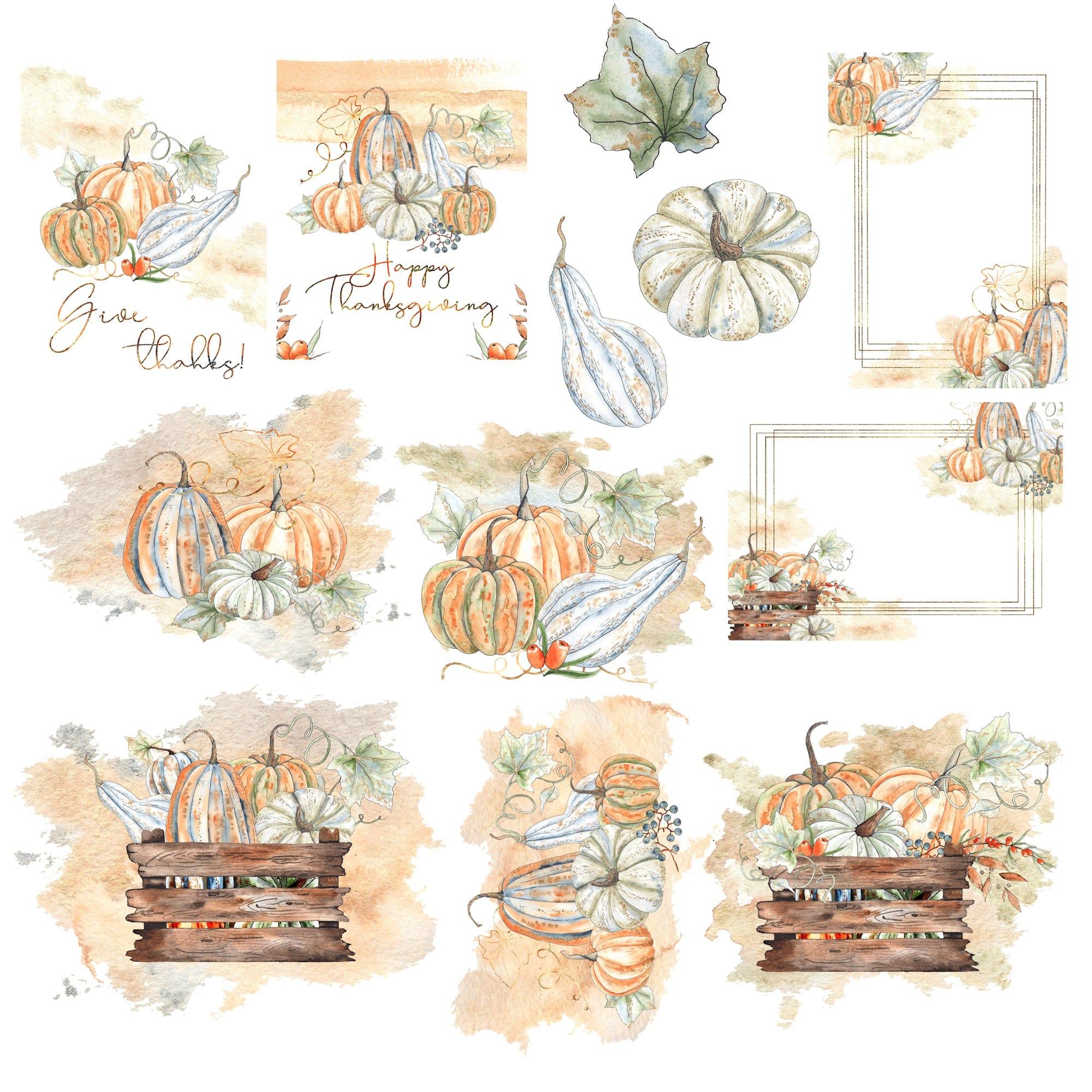 Pumpkin Patch Collection Laser Cut Ephemera Embellishments by SSC Designs