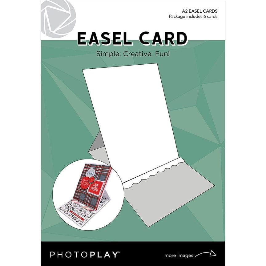Maker's Series Collection White A2 Easel Cards by Photo Play Paper-6 cards