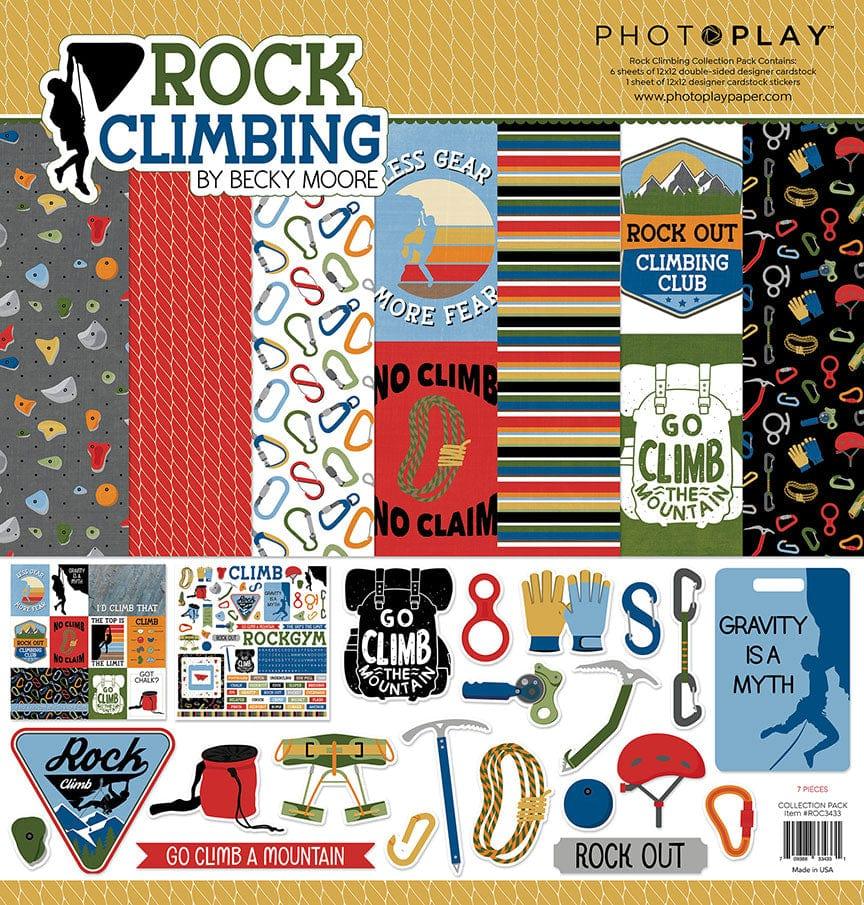Rock Climbing Collection 12 x 12 Paper & Sticker Collection Pack by Photo Play Paper - Scrapbook Supply Companies