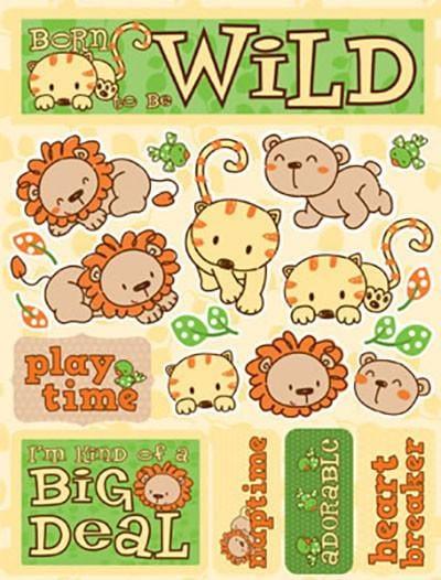 Signature Series Collection Born To Be Wild 5 x 6 Scrapbook Embellishment by Reminisce - Scrapbook Supply Companies