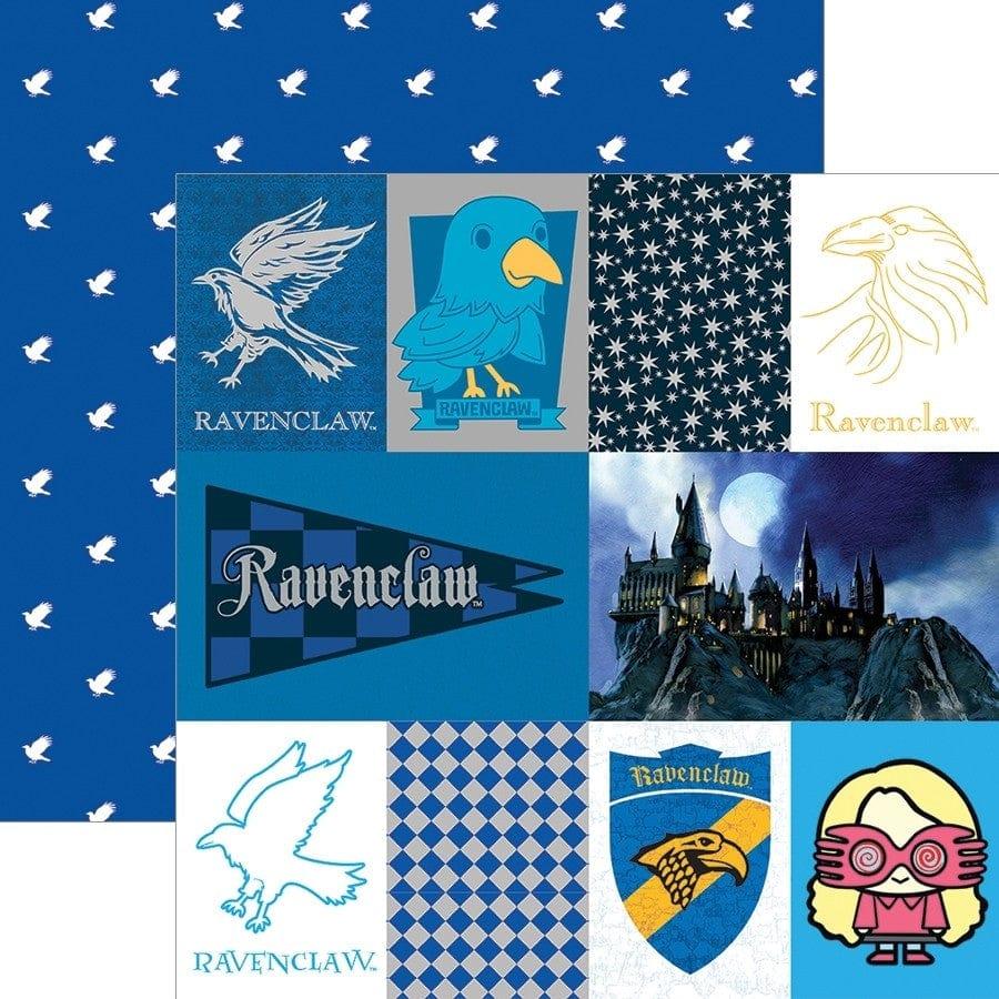 Harry Potter Collection Ravenclaw House 12 x 12 Double-Sided Scrapbook Paper by Paper House Productions - Scrapbook Supply Companies