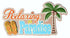 Relaxing In Paradise 4.5 x 9 Laser Cut Scrapbook Embellishment by SSC Laser Designs