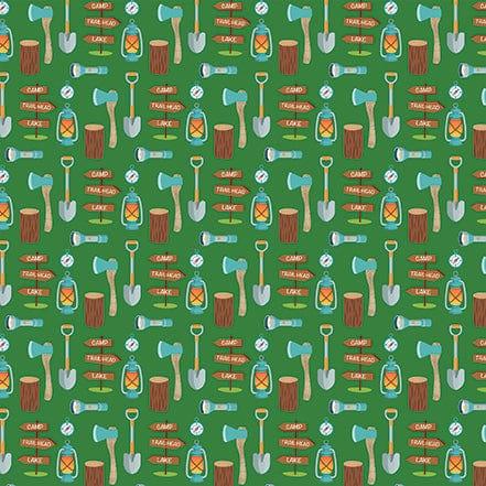 Summer Adventure Collection 4 x 6 Journaling Cards 12 x 12 Double-Sided Scrapbook Paper by Echo Park Paper - Scrapbook Supply Companies