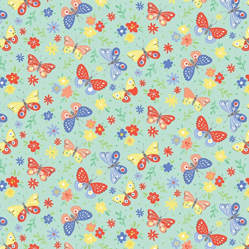 Showers and Flowers Collection Spread Your Wings 12 x 12 Double-Sided Scrapbook Paper by Photo Play Paper - Scrapbook Supply Companies
