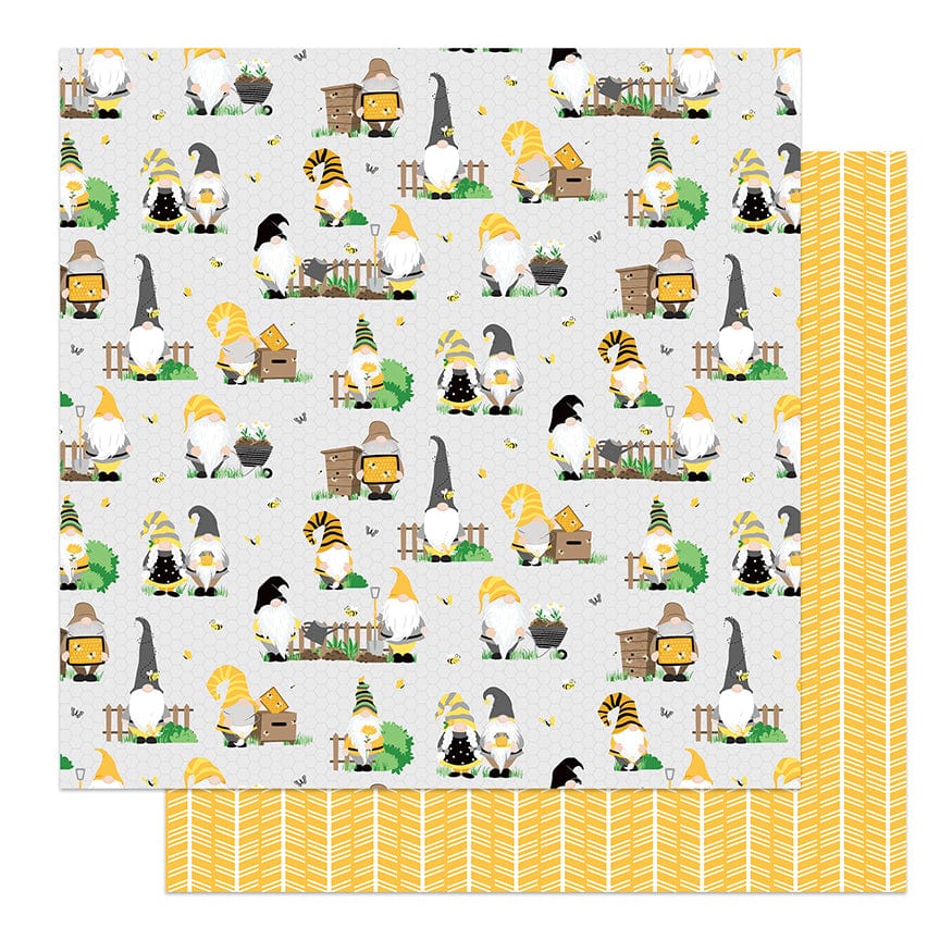 Sweet As Honey Collection Bee Keeper 12 x 12 Double-Sided Scrapbook Paper by Photo Play Paper