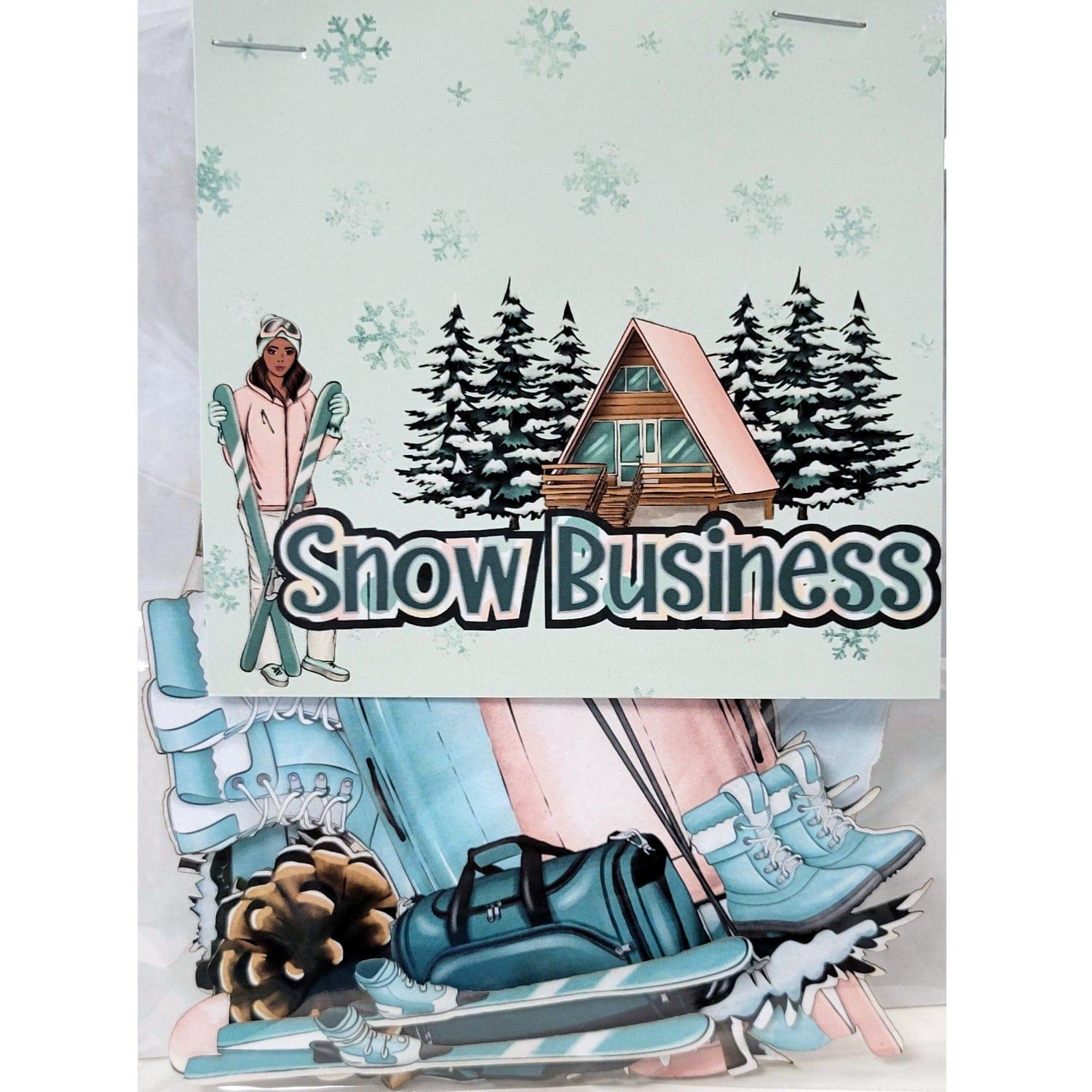 Snow Business Collection Laser Cut Ephemera Embellishments by SSC Designs