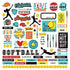 MVP Softball Collection 12 x 12 Cardstock Scrapbook Sticker Sheet by Photo Play Paper