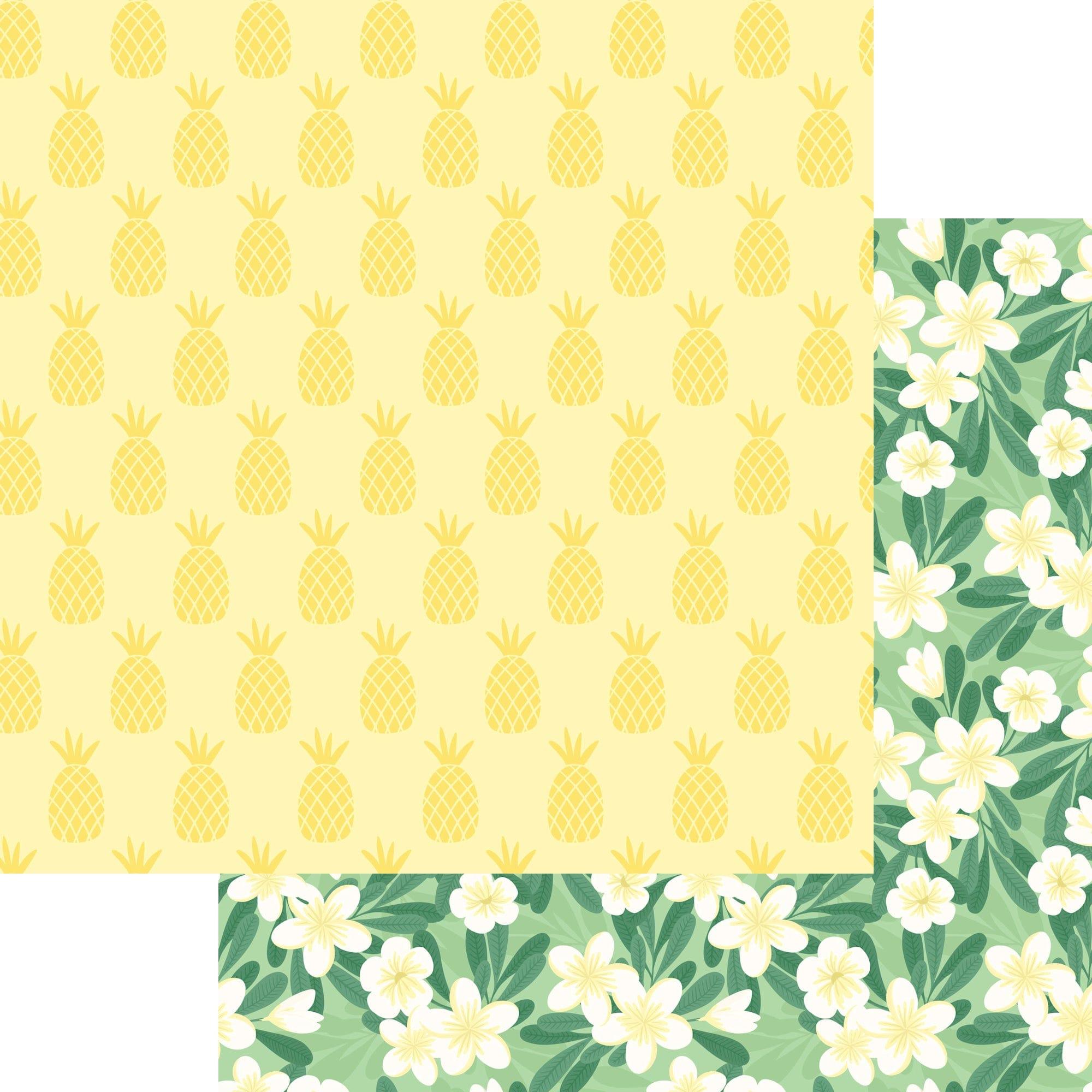 Sunkissed Collection Pineapples 12 x 12 Double-Sided Scrapbook Paper by SSC Designs