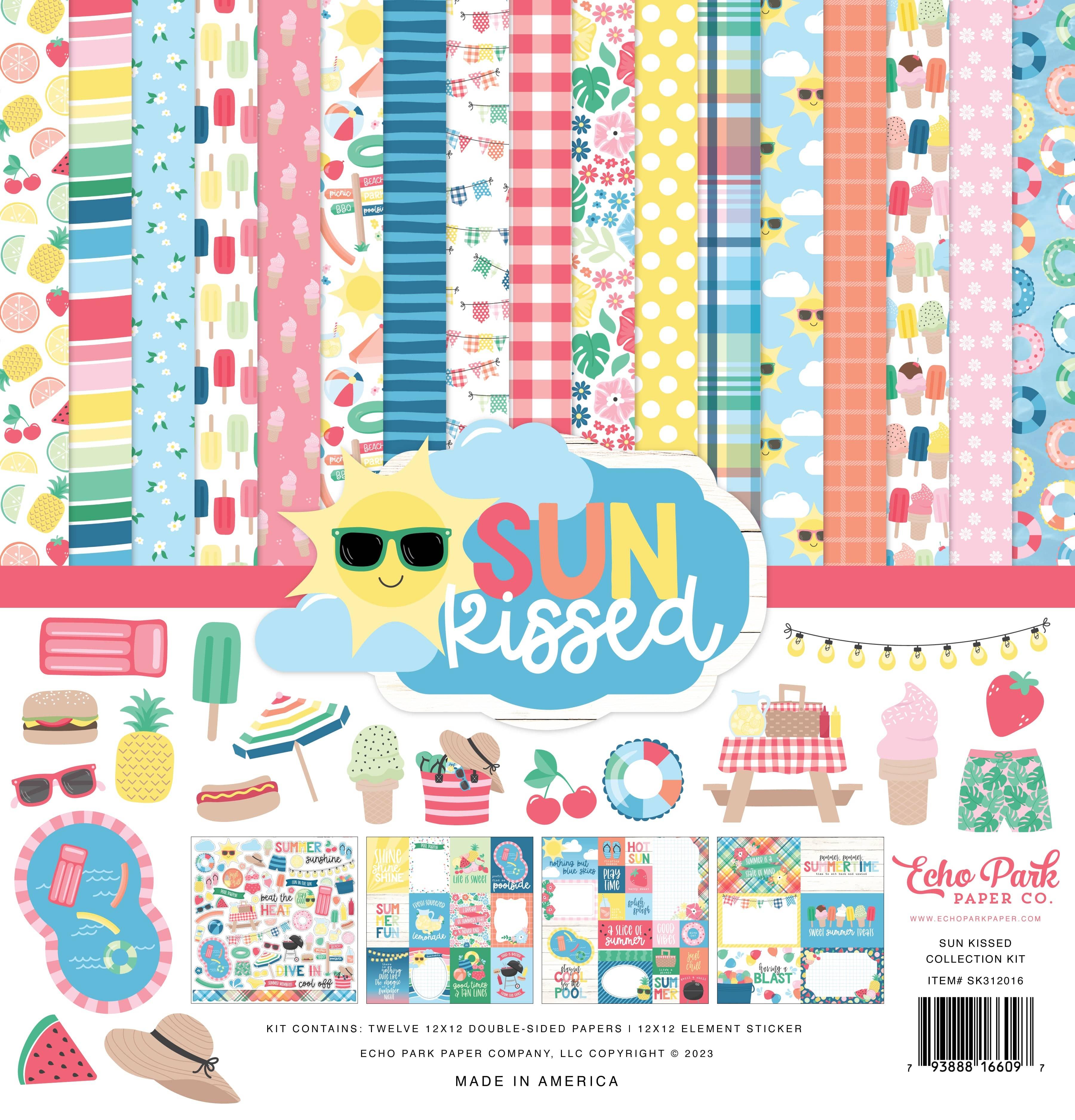 Sun Kissed Collection 12 x 12 Scrapbook Paper & Sticker Pack by Echo Park Paper