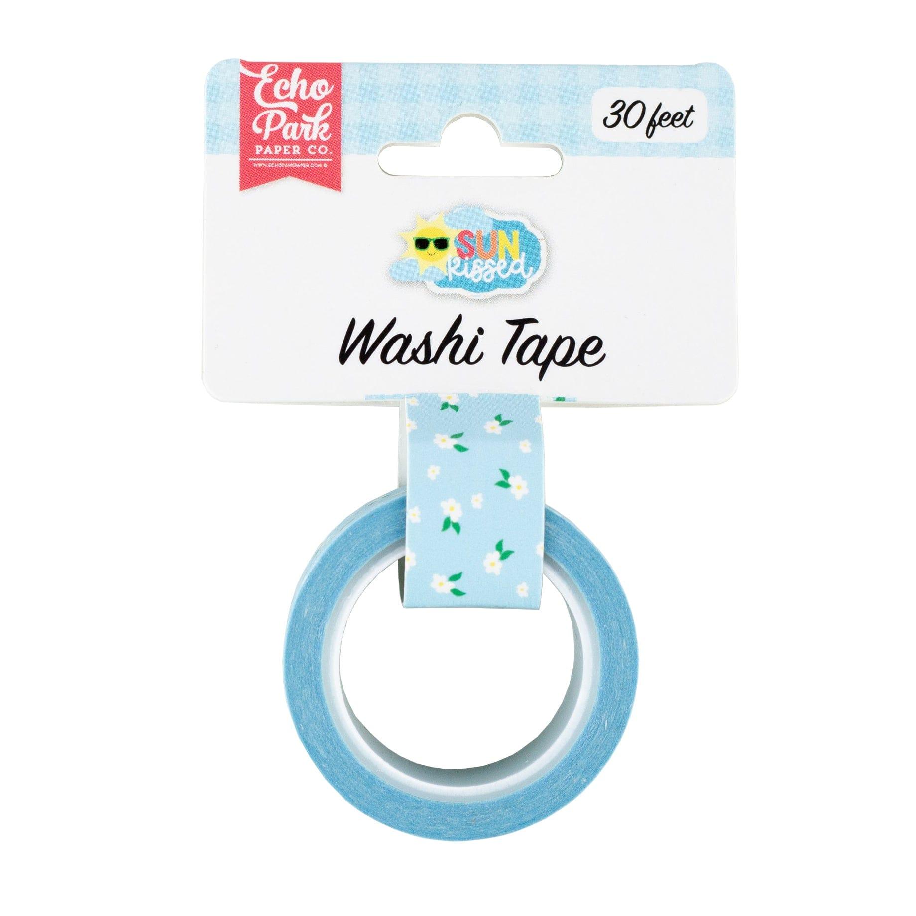 Sun Kissed Collection Blue Sky Blooms Scrapbook Washi Tape by Echo Park Paper